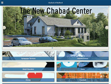 Tablet Screenshot of chabadbedford.com